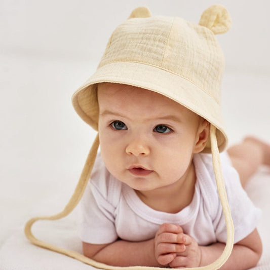 Baby Bucket Hat with Rabbit Ears